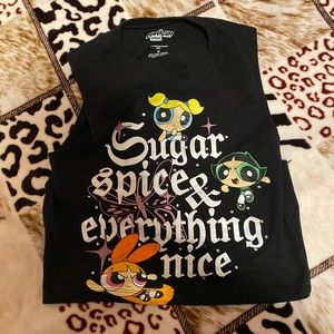 Powerpuff girl open back top